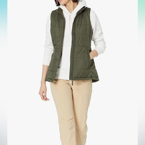 NWT Amazon Essentials Women's Mid-Weight Puffer Vest small - Picture 5 of 6